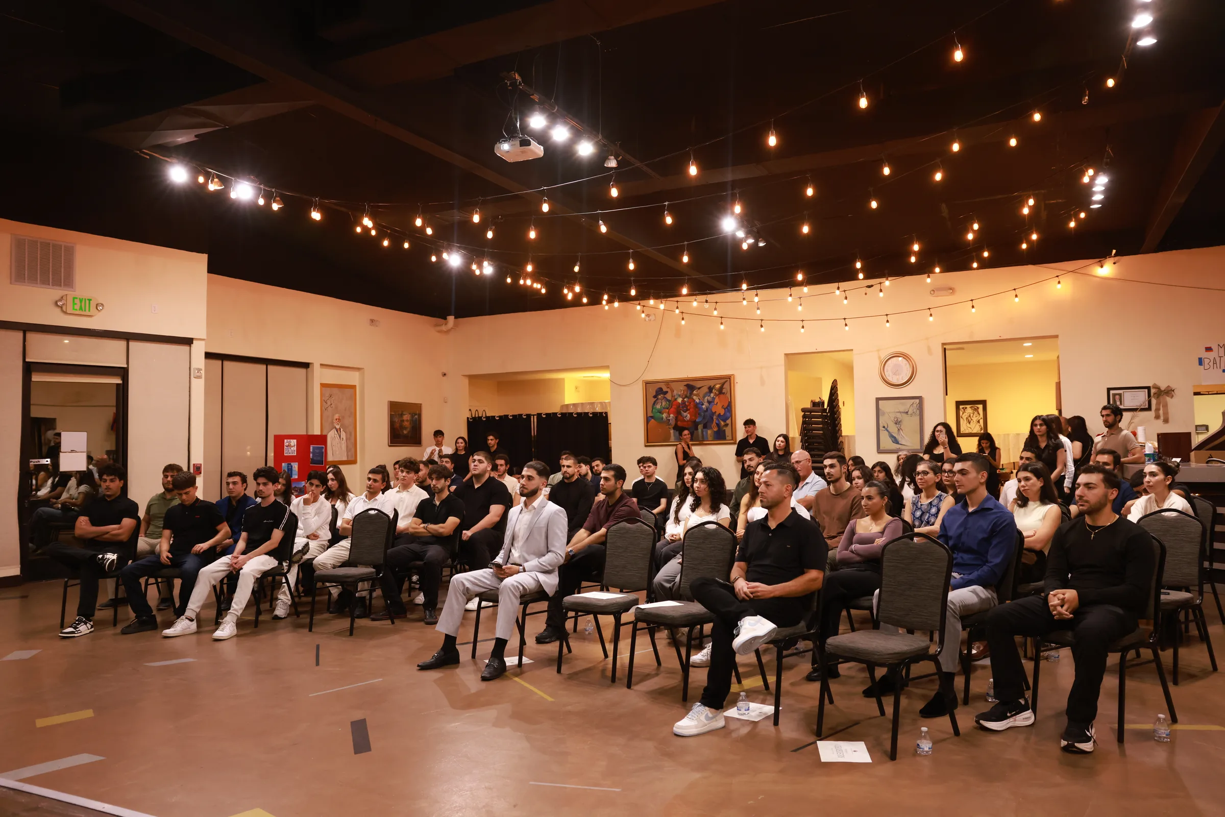 Attendees seated for Armenian Innovators in AI.