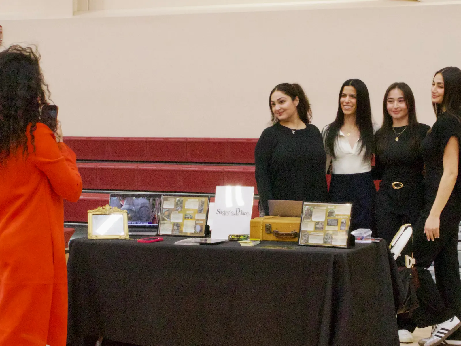 Students learning about an organization at the NAYI Opportunity Expo.